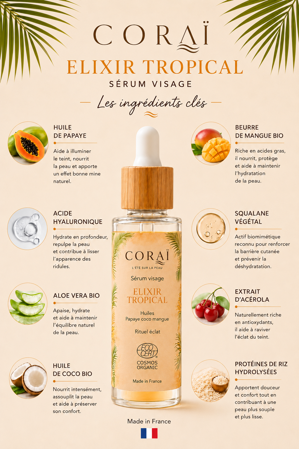 Sérum visage Elixir tropical