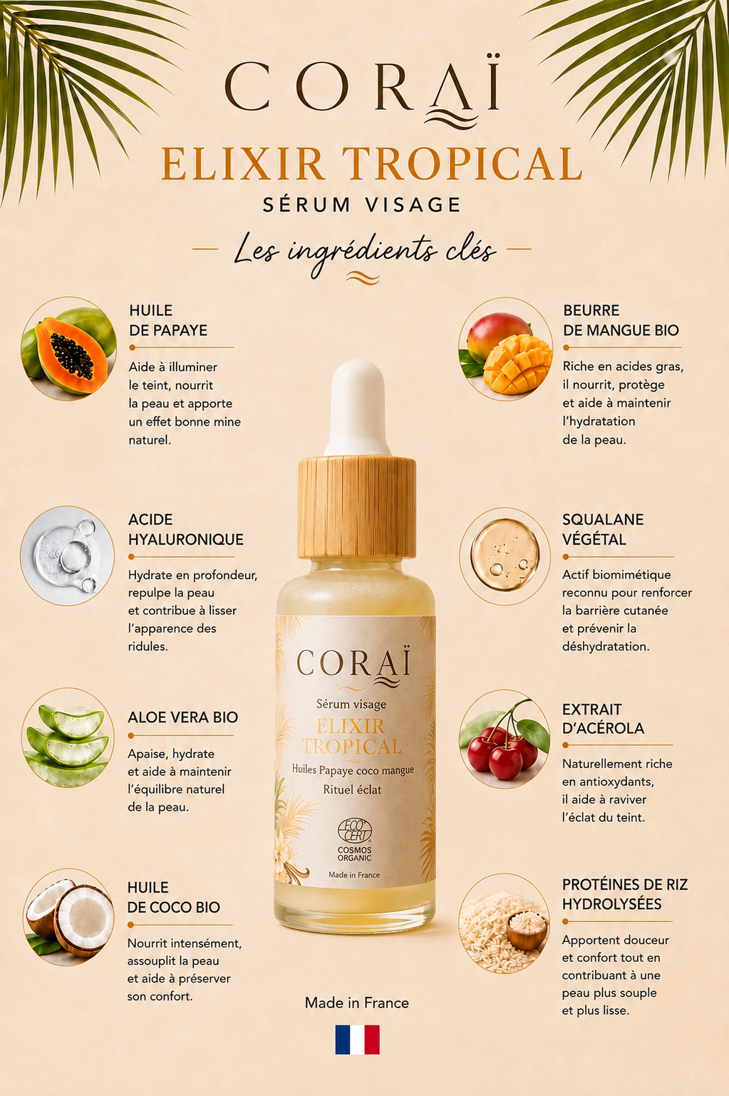 Sérum visage Elixir tropical